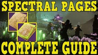 DESTINY 2 | SPECTRAL PAGES EXPLAINED! HOW TO GET & USE SPECTRAL PAGES DURING FESTIVAL OF THE LOST!!!