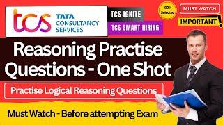 TCS Smart & Ignite Reasoning Practise Questions | TCS Previous Year Exam Questions, TCS 2025