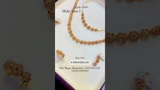 Antique Micro Necklace Set. Pakistani Jewelry by Amanat Jewellers