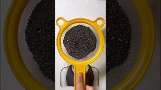 Afro Hair Made of Sesame Seeds and Glitter!  #creative #arts #crafts