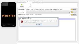 How to fix verify cheksum fail in sp flash tool-Tutorial