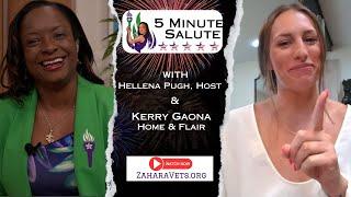 “5 Minute Salute” with Kerra Gaona of Home & Flair hosted by Hellena Pugh
