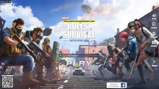 How to play Rules Of Survival-PC in Fullscreen