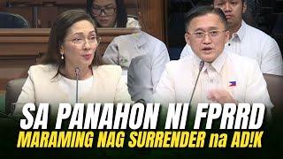 SA PANAHON ni FPRRD MARAMING SUMUKO ng mga AD!K at NAGBAGONG BUHAY!