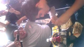 CJ O. Taking the buffalo wild wings challenge!