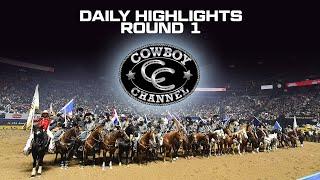 The 2024 #WranglerNFR Round 1 Highlight is provided by the Cowboy Channel.