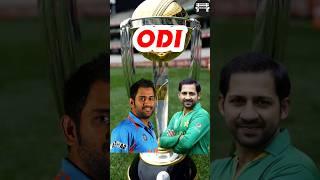 MS Dhoni vs Sarfaraz Ahmed in ODI Cricket  #shorts #cricket