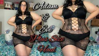 Plus Size Lingerie Haul | Try On | Adam and Eve