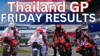 2024 Thailand  MotoGP Practice Results |   Motogp News 2024