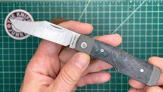 DROPPING TODAY! Jack Wolf Knives Sharpshooter Jack -- Slip Joint Pocket Knife Close Up