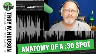 Anatomy of a 30 second radio commercial - how this voice over guy does it!