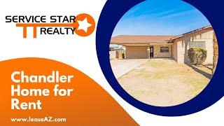 Chandler Homes for Rent 3BR/2BA by Chandler Property Management AZ | Service Star Realty