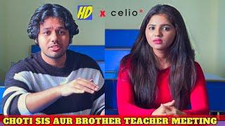 CHOTI SIS AUR BROTHER TEACHER MEETING..!! || Hyderabad Diaries