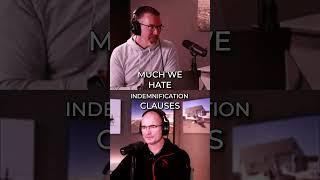 Beware of Indemnification Clauses! #triallawyer #legalinsights #lawyers #podcastclips