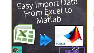 How to import excel data into matlab easily?