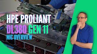 HPE DL380 ProLiant Gen 11 Server NICs | Network Card Options | PCIe Installation