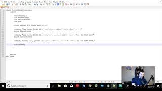 Pseudocode Example 1 | Basic Addition | Notepad ++