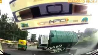 Ford EcoSport accident with Truck