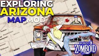 Project Zomboid | Exploring the Stand Alone Arizona Map Mod The Towns | Lightly Modded- ep1