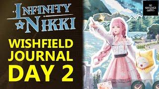 Infinity Nikki Wishfield Journal Day 2 - Moments of Travel Locations