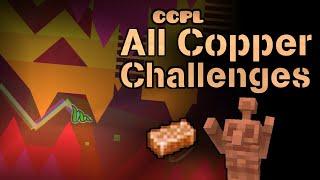 Geometry Dash: All Copper Challenges! (Cabbage Community Progression List)