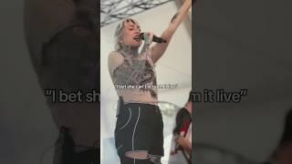 Thank u @rockforpeopleTV  #metal #femalefronted #screamer