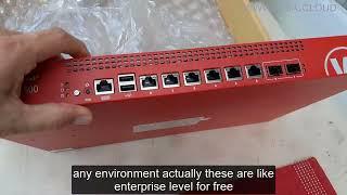 WatchGuard FireBox M500 (pfSense based firewall) Physical view.