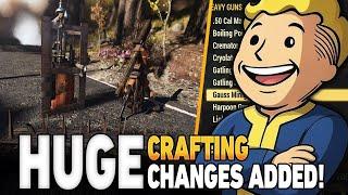 HUGE Crafting Changes Added in NEW Fallout 76 Update!