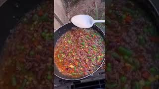 Cooking #beefbits #Menudo for our Dinner.