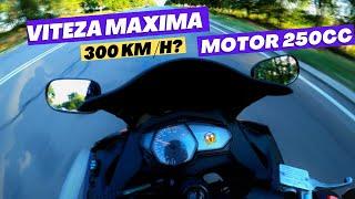 Viteza maxima la MOTO de 250cc 