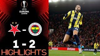 Slavia Praha vs Fenerbahçe (1-2) Highlights/Özet | UEFA Avrupa Ligi - 2024/25