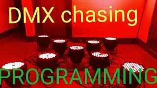 (malayalam)|How to program chasing effect on ledpar light using dmx512