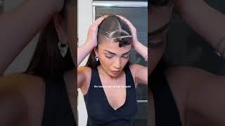 Save this half-up hack for your next glam day. #hairstyle #hairtutorial #hairtransformation