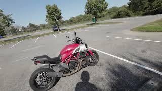 First ride on the Ducati Diavel 1200cc project bike #ducati