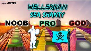 Wellerman (Sea Shanty) - Noob vs Pro vs God (Fortnite Music Blocks)