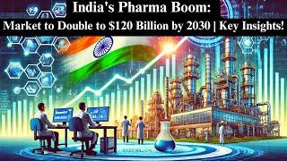 India's Pharma Boom: Market to Double to $120 Billion by 2030 | Key Insights! #pharmanews