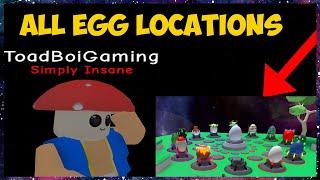 [EGG HUNT] Bubble Gum Simulator* How to find all the eggs! Last one is a secret! (Roblox)