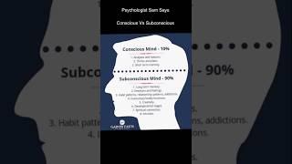 Psychologist Sam Says |  CONSCIOUS vs SUBCONSCIOUS MIND: The Hidden Battle Controlling Your Life!