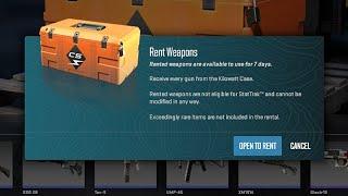 Renting all Weapons from Kilowatt Case (CS2 new update)