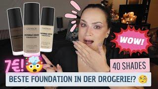 Unfassbar GUT  mit nur EINEM NACHTEIL  CATRICE Invisible Cover FOUNDATION 3 Tage Wear Test