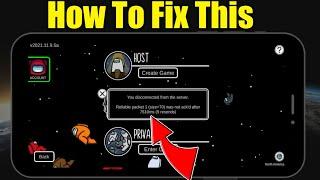 How To Fix Among Us Disconnected From Server | Among Us Update