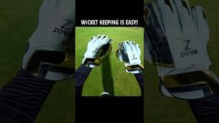 WICKET KEEPING IS EASY WITH ZOYA PLATINUM GOLD WK GLOVES #cricket #cricketshots #cricketfans #ipl