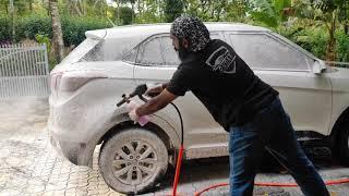 Hyundai Creta Steam and Foam Wash by Dudes