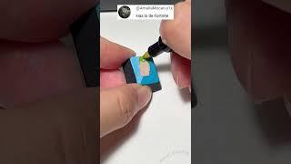 Drawing Fortnite game logo on the keyboard #shorts #diy #art #tiktok #trending #customkeys