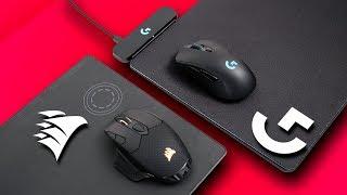 Logitech PowerPlay vs Corsair Qi - Wireless Mouse Charging Battle!