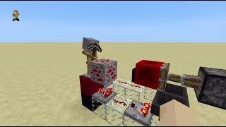 Minecraft redstone / Armor stand animation machine /