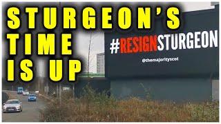 Anti-Sturgeon Scots' Billboards Across Scotland 