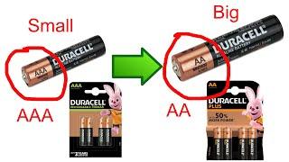 How to use AAA Batteries Instead of AA | Battery Life Hacks