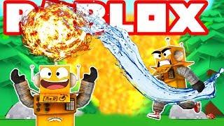 ОГОНЬ ПРОТИВ ВОДЫ! ROBLOX TYCOON