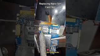 simcard  slot repair #phonerepair #ifixit #itel #tecno #bontel